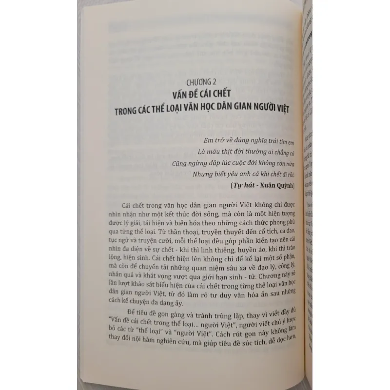 Vấn đề cái chết trong văn học dân gian người Việt - Đặng Quốc Minh Dương (còn mới 95%) 797405