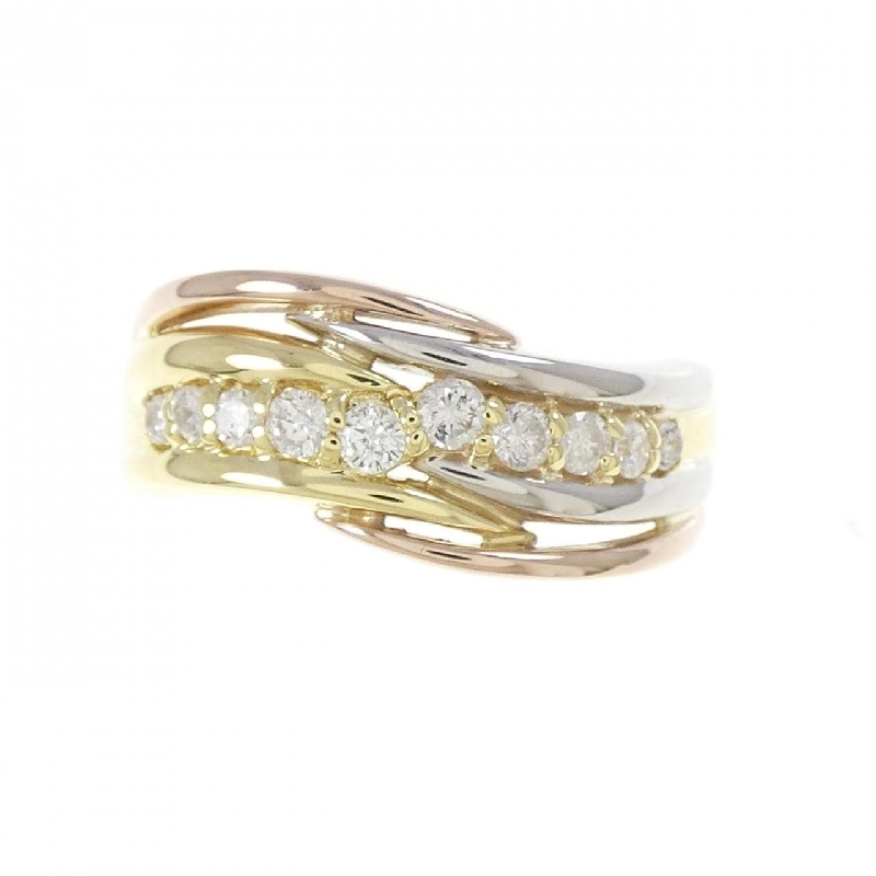 Nhẫn kim cương K18YG/PT900/K18PG 0.30CT - Hàng hiệu Chính hãng 852211