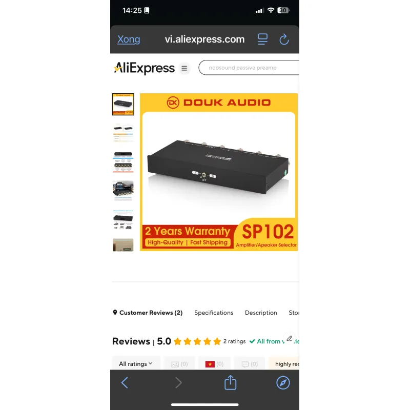 Thiết bị âm thanh amply điều chỉnh âm lượng SP102 chính hãng 675817