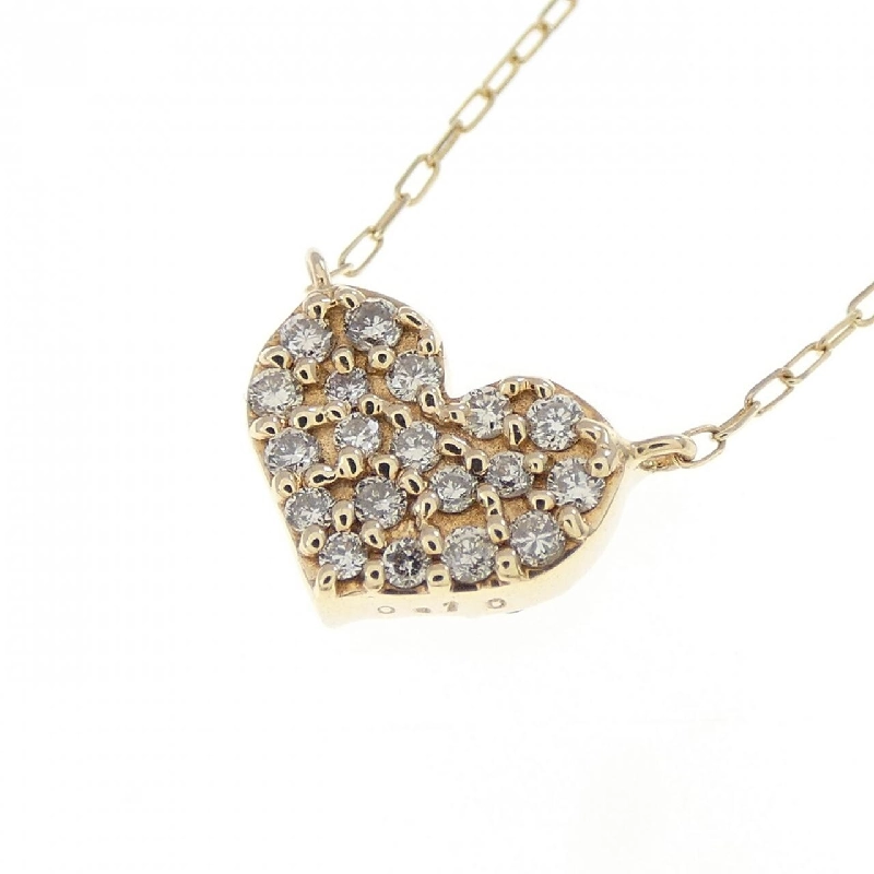 K10YG Heart Ruby Necklace - Hàng hiệu Authentic 857120