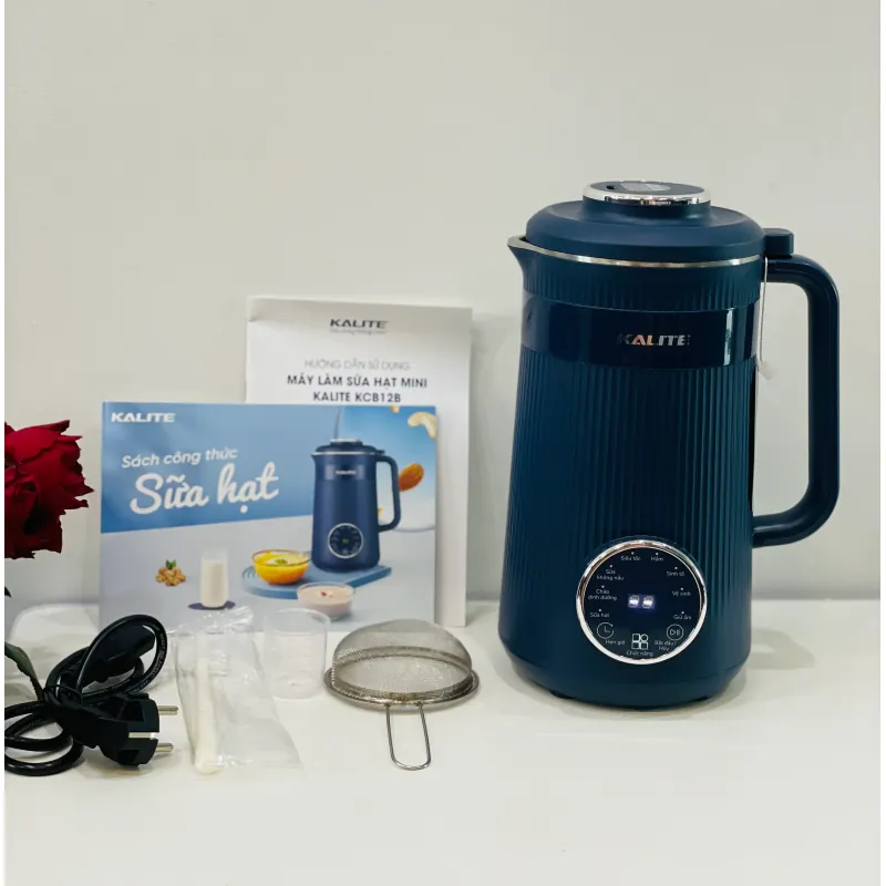 🥛 Máy làm sữa hạt mini KALITE KCB12B – Dung tích 1200ml, đa năng cho gia đình nhỏ! 745306