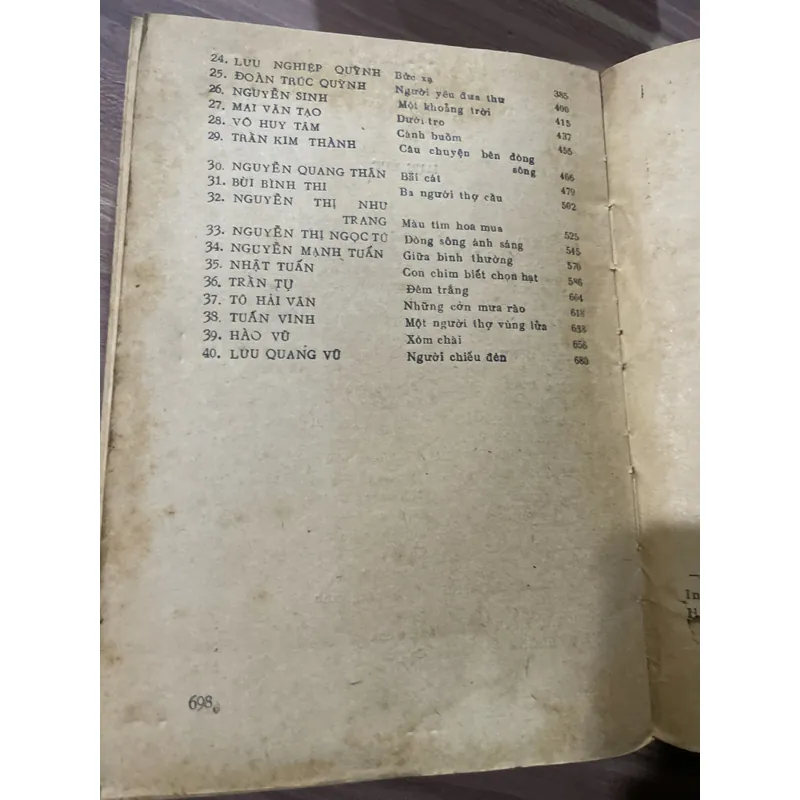 Văn học Việt Nam - 40 truyện ngắn - 1985- 700 trang  705120