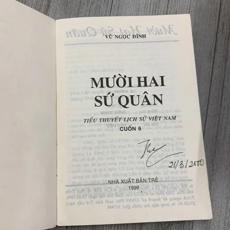 Mười hai sứ quân, tiểu thuyết lịch sử việt nam - vũ ngọc đĩnh. 4a2 756454