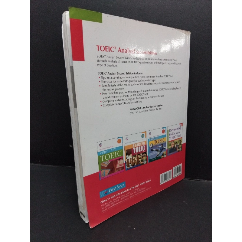 Toeic analyst second edition anne taylor mới 80% ố bẩn 2016 HCM1710 HỌC NGOẠI NGỮ 917660