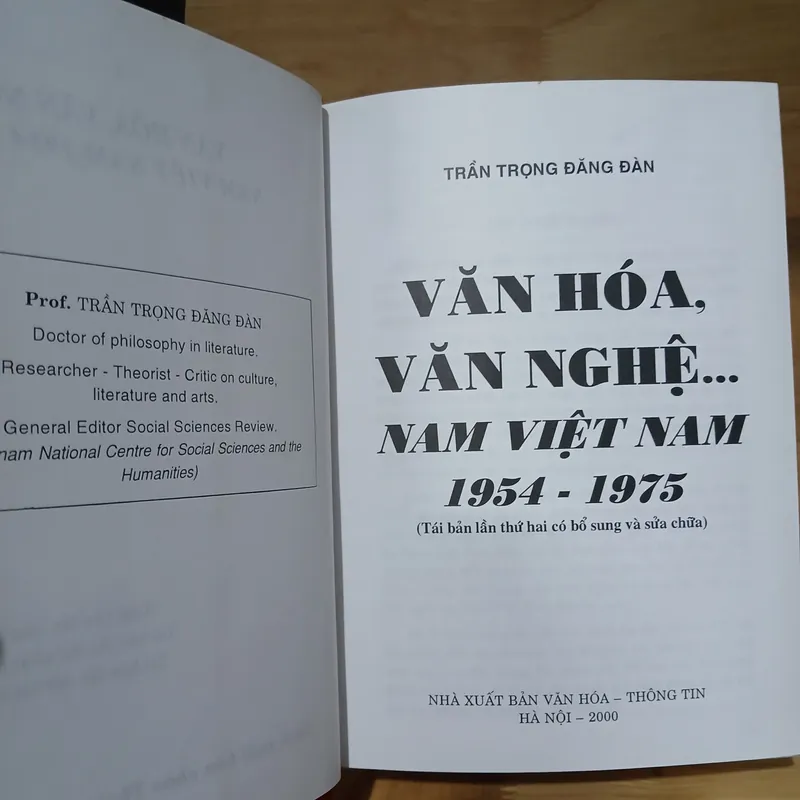 Văn Hóa, Văn Nghệ...Nam Việt Nam 1954 - 1975 (Trần Trọng Đăng Đàn) 712539