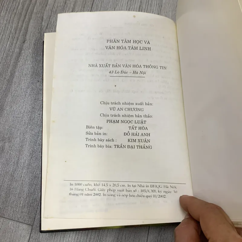 Sách phân tâm học và văn hoá tâm linh. 5a3 1009507