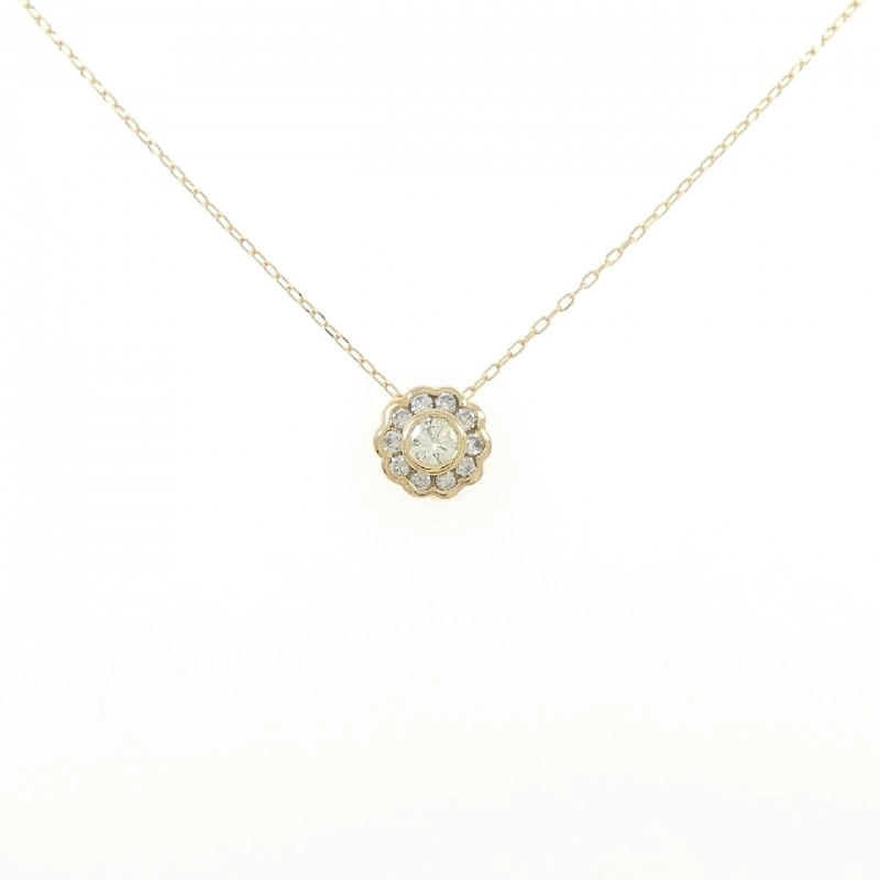 Dây chuyền kim cương K18YG 0.20CT - Hàng hiệu Chính hãng 859909