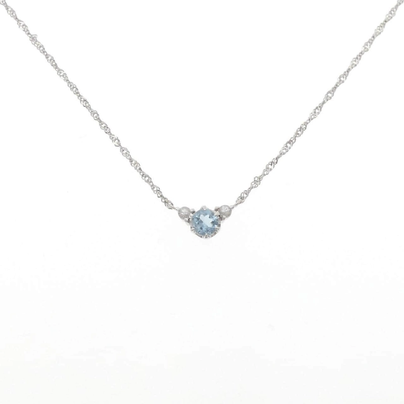 PT900/PT850 Aquamarine Necklace - Hàng hiệu Authentic 858616
