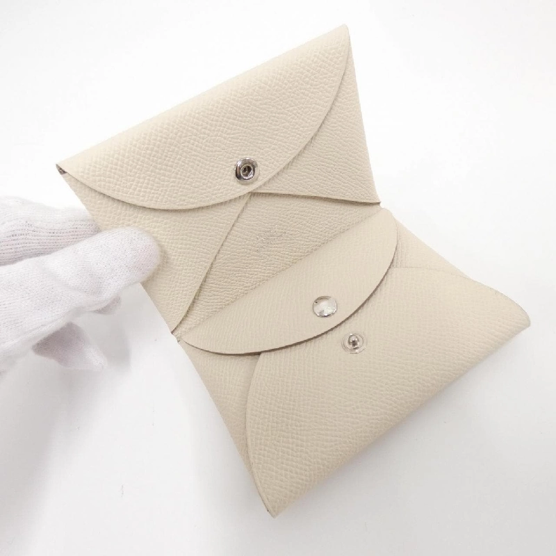 【Sản phẩm chưa sử dụng】Ví tiền Hermes Calvi Duo 083035CK 621086