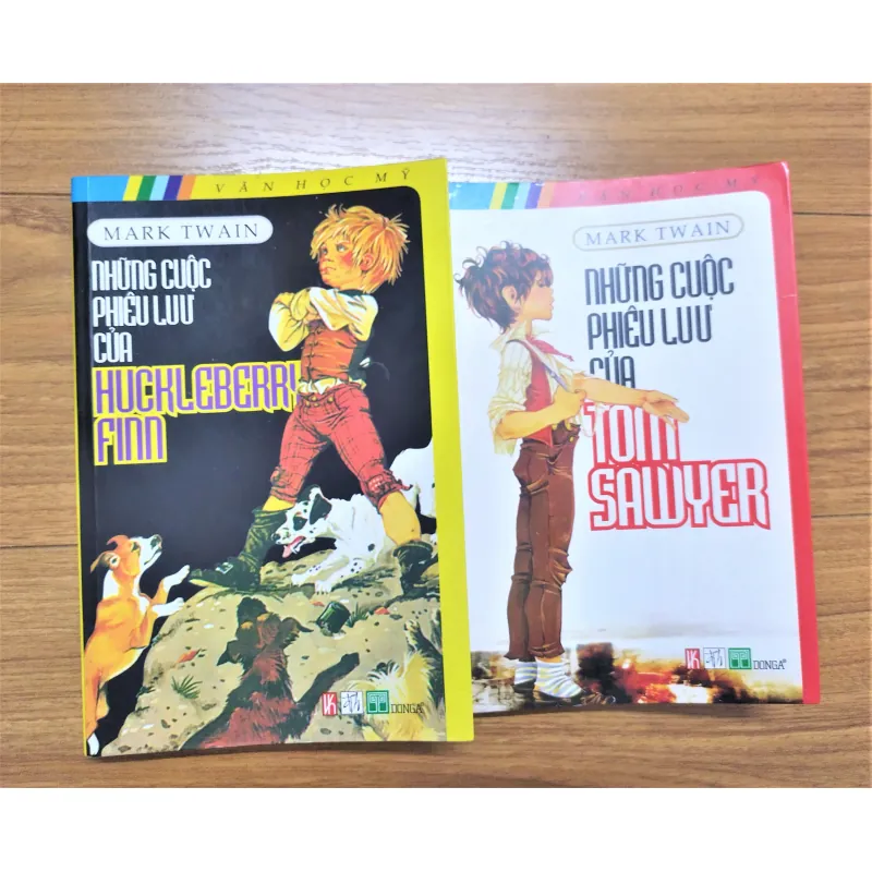 Sách: Combo Những cuộc phiêu lưu của Tom Sawer và Huckyberry Finn (2cuốn)-TG: Mark Twain 781779