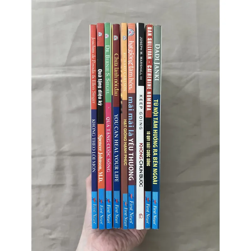 COMBO 9 CUỐN FIRST NEWS: 10 Quy Luật Cuộc Sống + Chữa Lành Nỗi Đau + Không Chùn Bước 603543