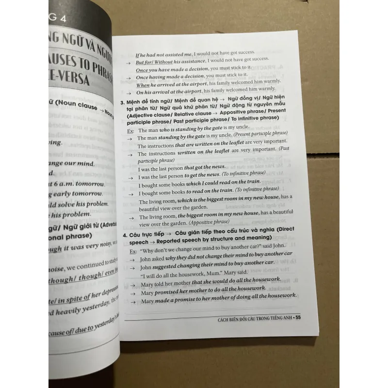 Cách biến đổi câu trong tiếng anh 970123