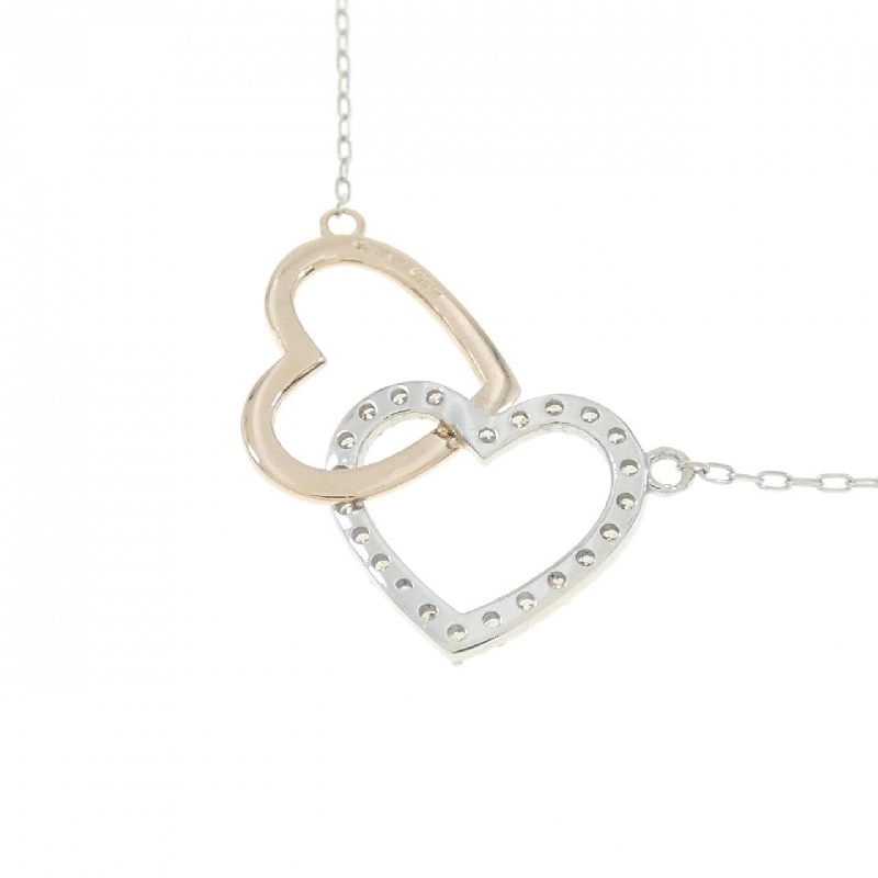 PT/K18PG Dây chuyền hình trái tim kim cương 0.13CT - Hàng hiệu chính hãng 864353