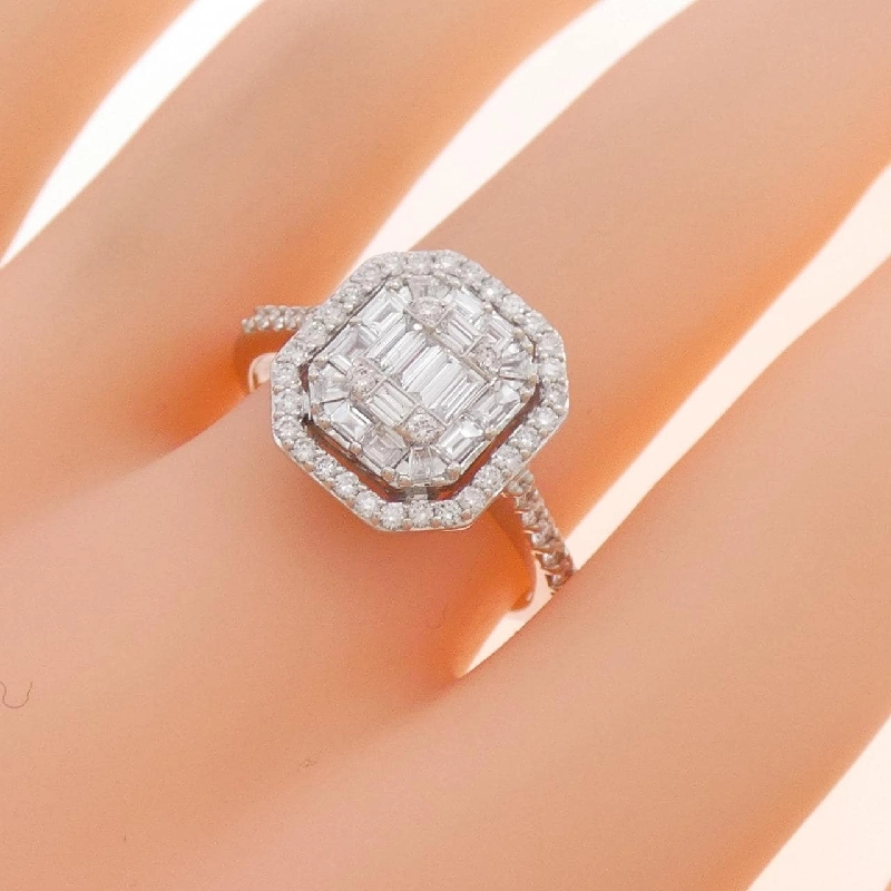 Nhẫn kim cương 750WG 0.85CT - Hàng hiệu Chính hãng 850248