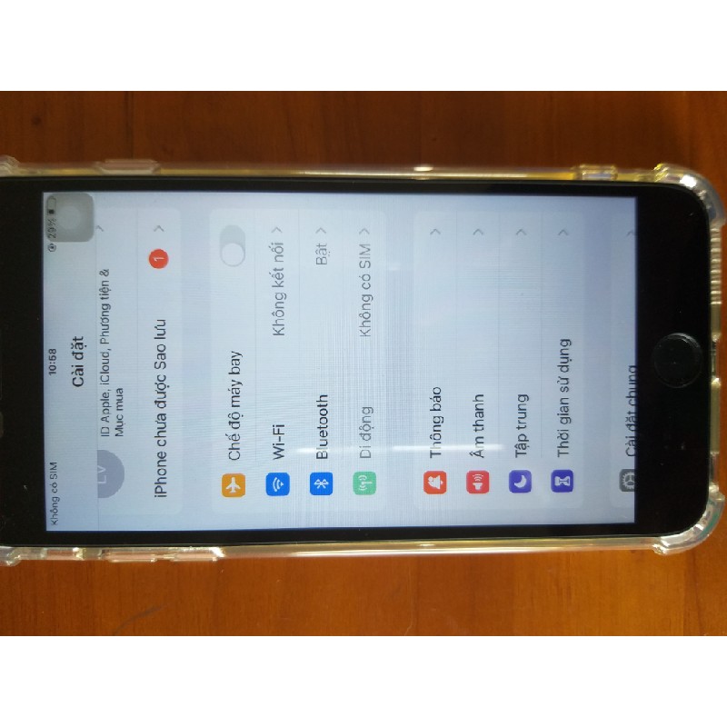Iphone 6s plus, có đủ icloud 16198