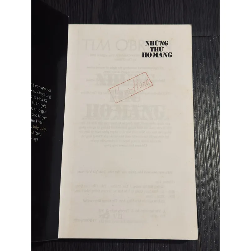 Những thứ họ mang 606680