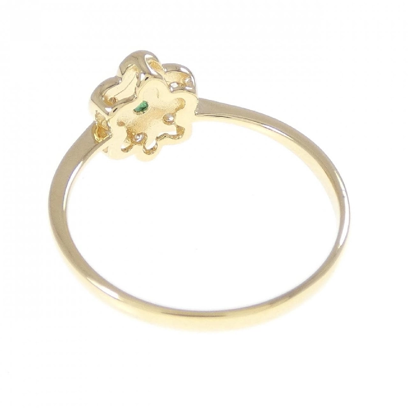 Nhẫn Emerald Hoa K18YG - Hàng hiệu Chính hãng 850801