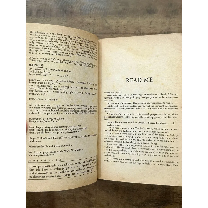 Rules of the Game - Neil Strauss 734899