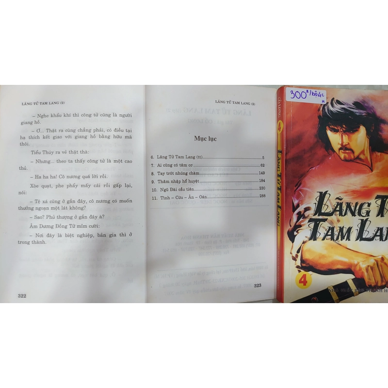 LÃNG TỬ TAM LANG (Bộ 4 Tập) - Cổ Long
 224210