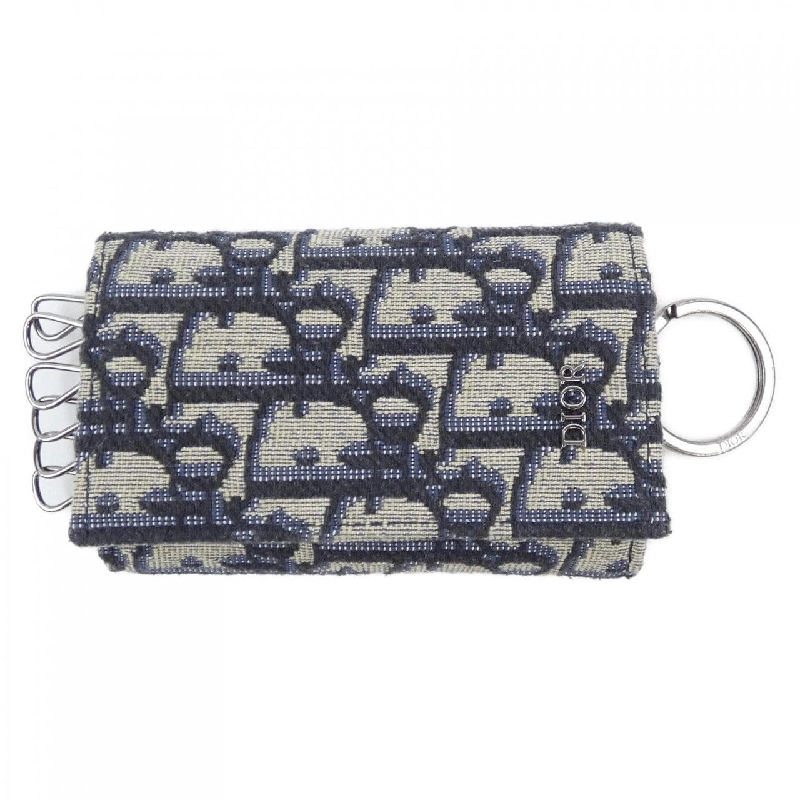 DIOR Oblique Jacquard 2ESKH281YSE KEY CASE - Hàng hiệu Authentic 904367