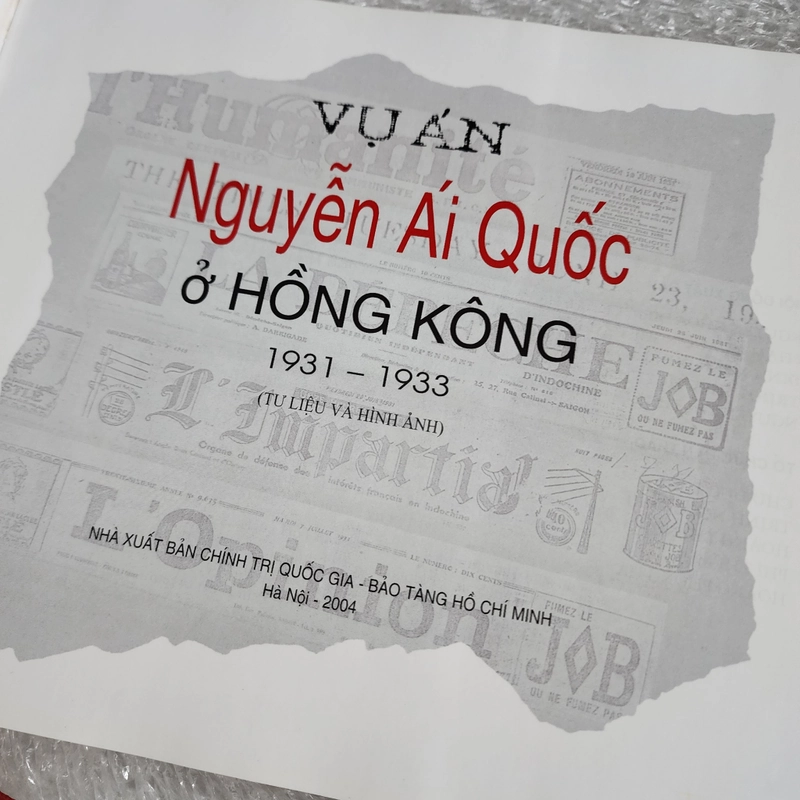 Vụ án Nguyễn Ái Quốc ở Hồng Kông 1931-1933 tư liệu, hình ảnh | bìa cứng 459848