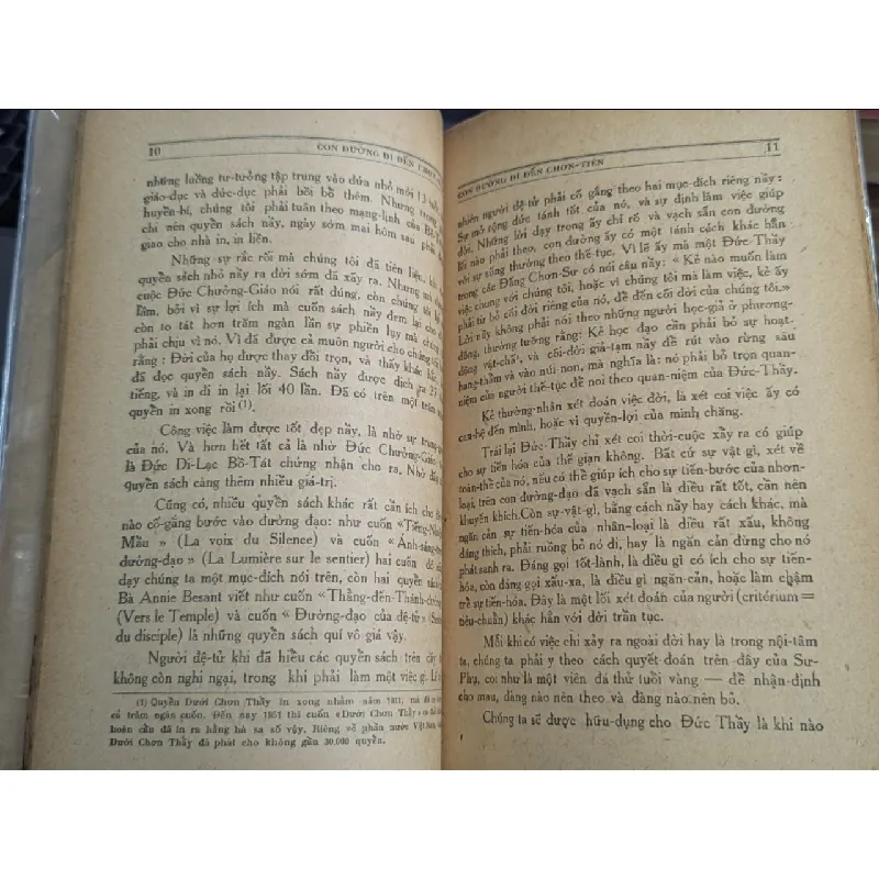CON ĐƯỜNG ĐI ĐẾN CHƠN TIÊN - DỊCH GIẢ NGUYỄN VĂN LƯỢNG (  CÓ CHỮ KÝ DỊCH GIẢ ) 451609