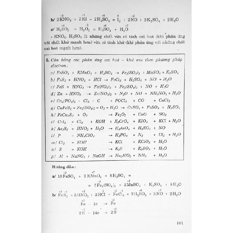 Câu hỏi giáo khoa Hóa đại cương và vô cơ xưa (Luyện thi tú tài và Đại học) 14628