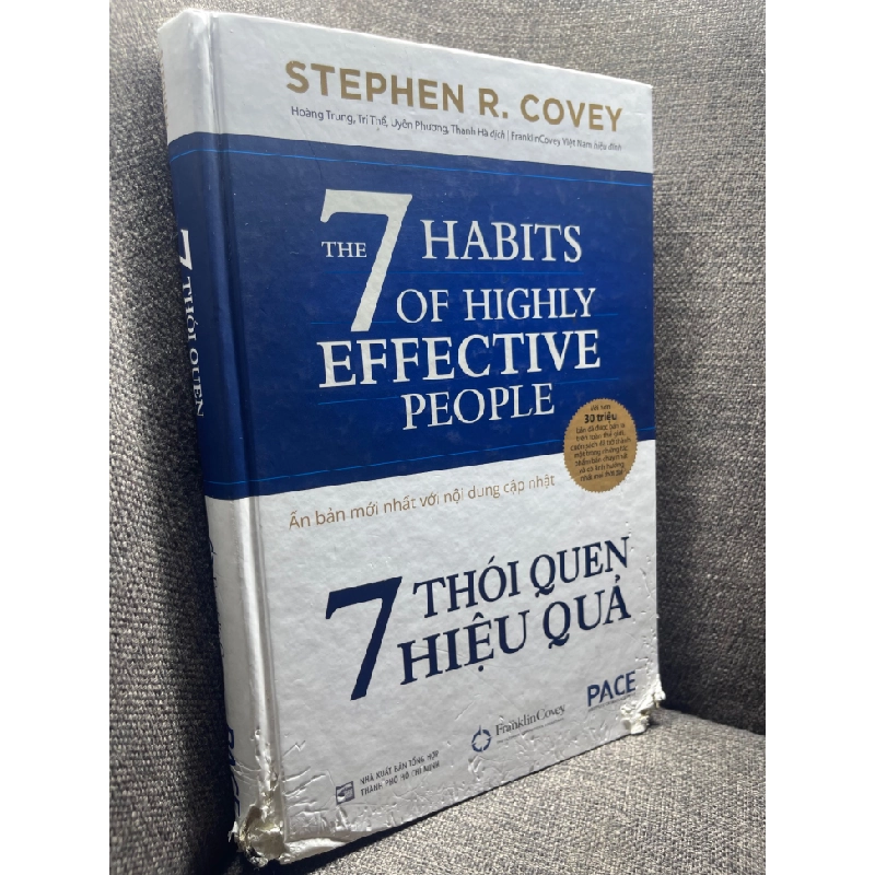 7 thói quen hiệu quả Stephen R Covey 2020 mới 80% góc bìa cứng xấu HPB1105 351278