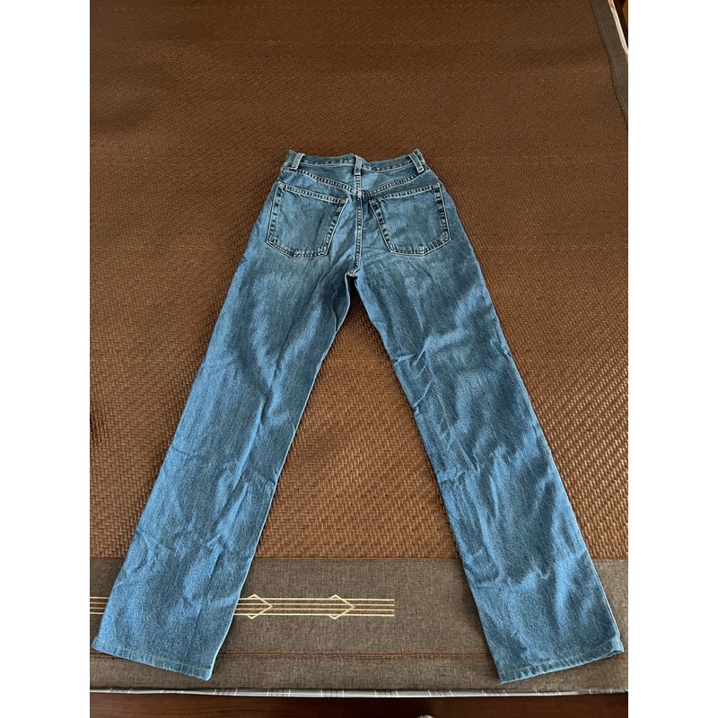 Quần jeans uniqlo ống suông size S màu xanh đậm chính hãng  164843