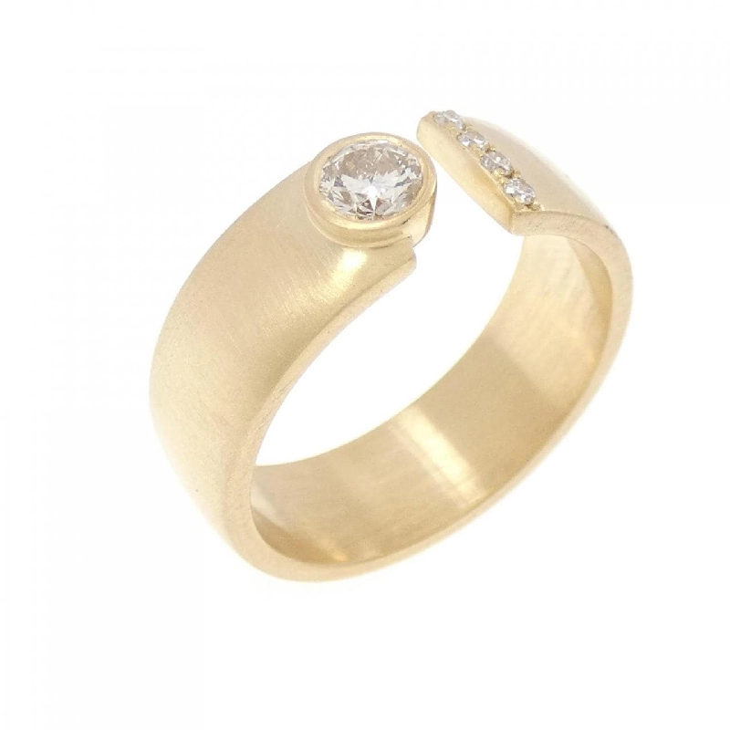 【Sản phẩm mới】Nhẫn kim cương K18YG 0.22CT 673591