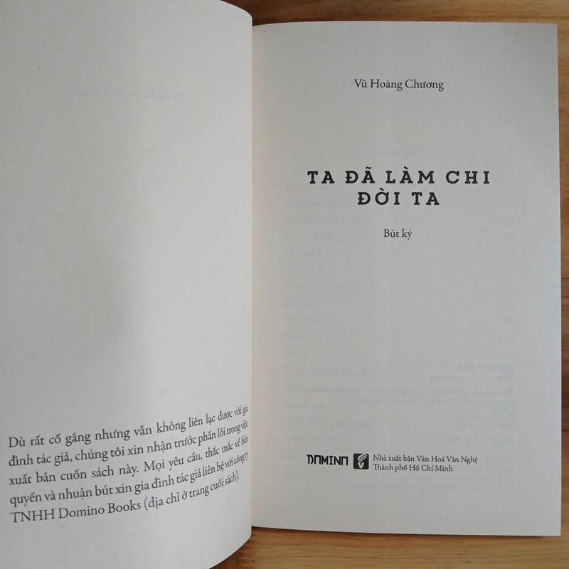Ta Đã Làm Chi Đời Ta (Bút Ký) - Vũ Hoàng Chương 522788