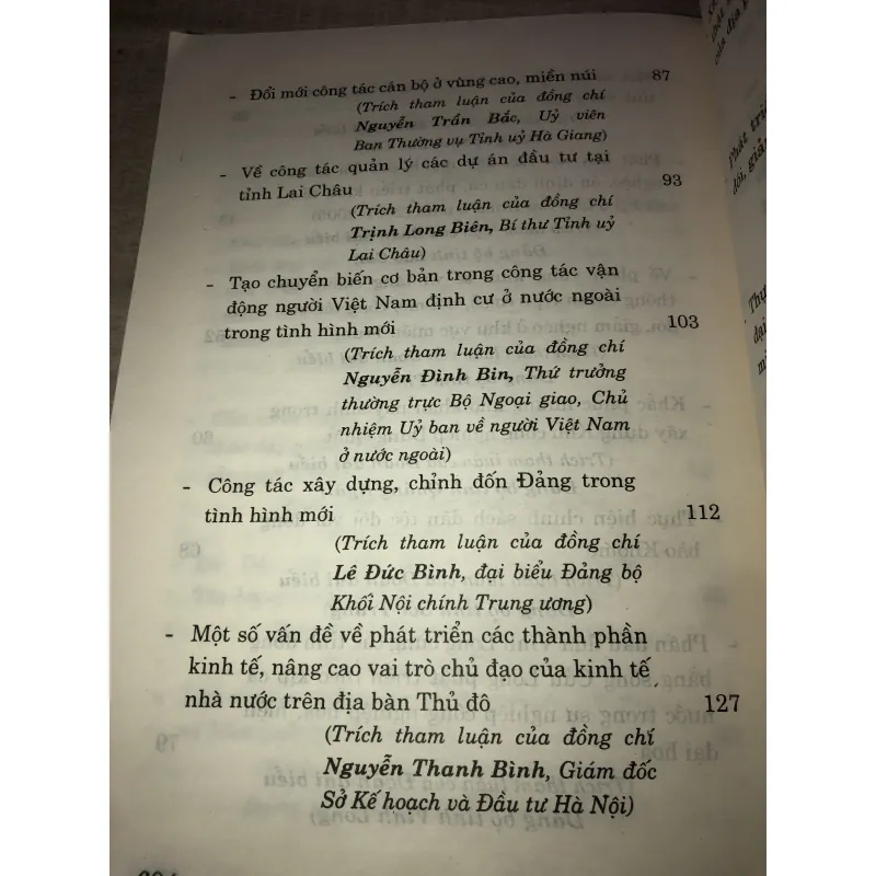 Tham luận tại đại hội đại biểu toàn quốc lần thứ IX 996405