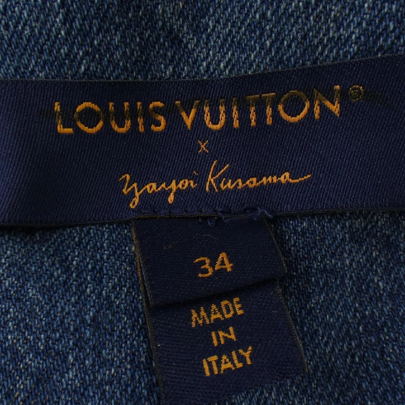 Louis Vuitton FOJA53GM1 Áo khoác denim Yayoi Kusama - Hàng hiệu Chính hãng 814584