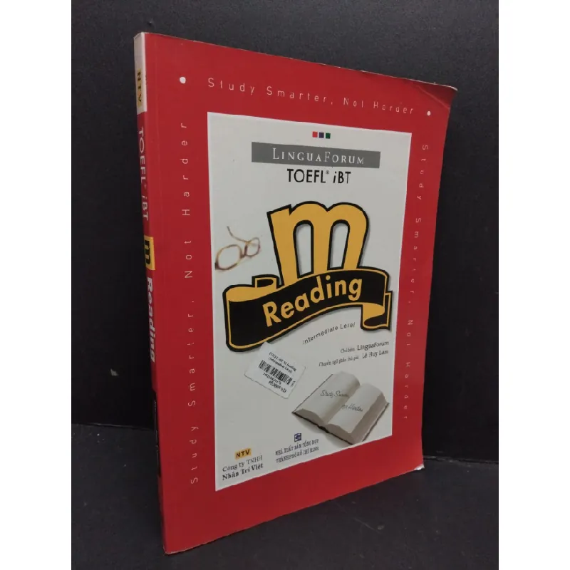 [Sách Cũ SCGR] Toefl iBT m Reading Intermediate Course mới 80% ố nhẹ 2018 HCM2809 LinguaForum HỌC NGOẠI NGỮ 677098