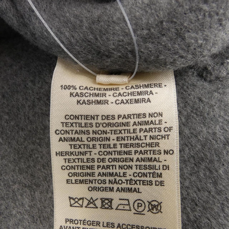 Áo vest dài da cừu Hermes HERMES Crude Cell với nút da 4H0101DA 633960