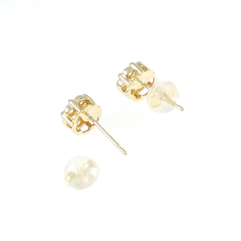 K18YG Bông tai Hoa Kim Cương 0.50CT - Hàng hiệu Chính hãng 863497