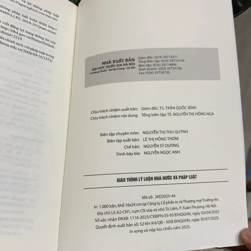 Giáo trình luật hình sự việt nam, phần chung.  754794