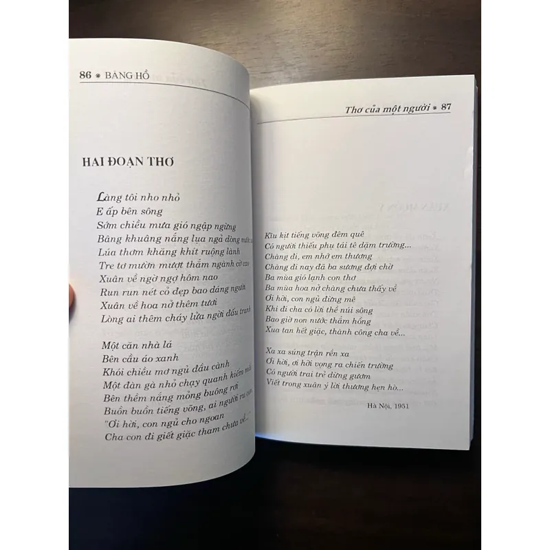 Băng Hồ - Thơ của một người (kèm chữ ký tặng) 606265
