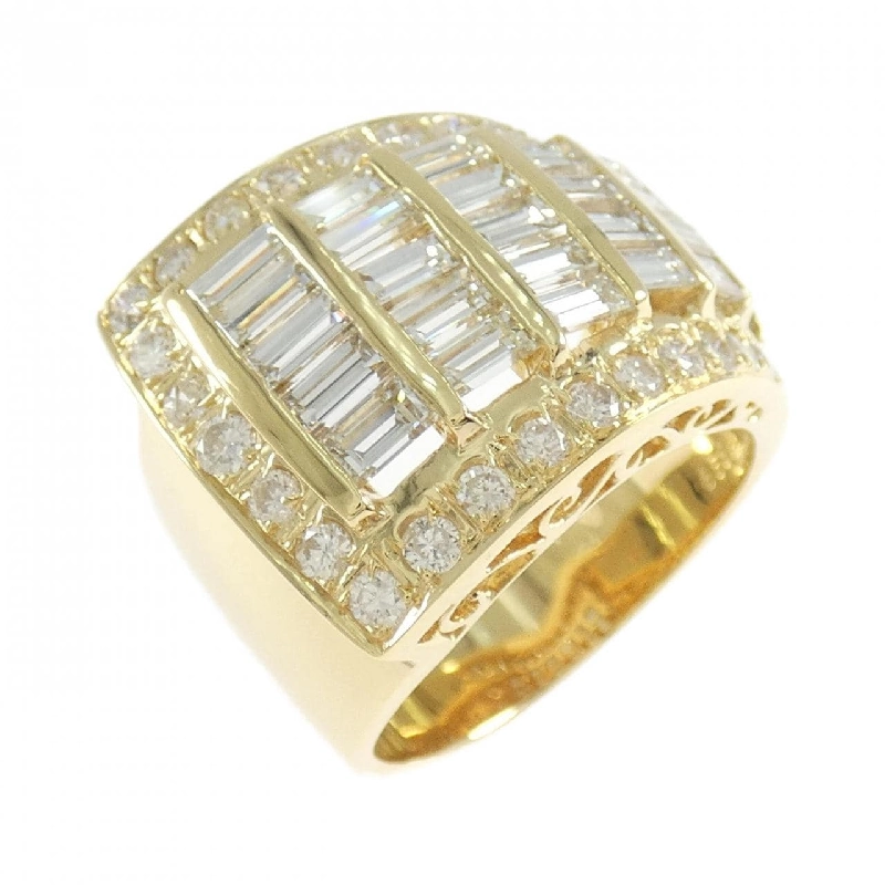 Nhẫn kim cương K18YG 3.99CT - Hàng hiệu Chính hãng 851403