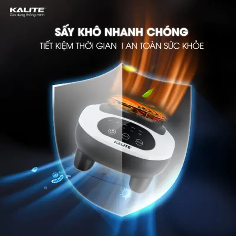 Tủ sấy quần áo đa năng KALITE KL6660 chính hãng diệt khuẩn nấm mốc, mới 100% 572836