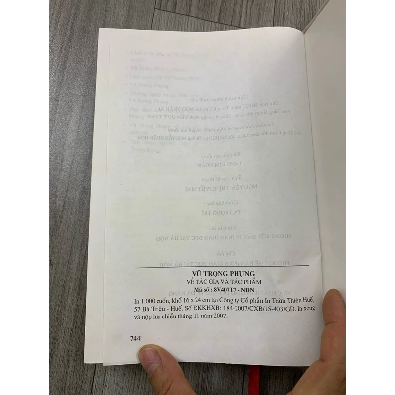 Vũ trọng phụng về tác gia và tác phẩm. 999 469865