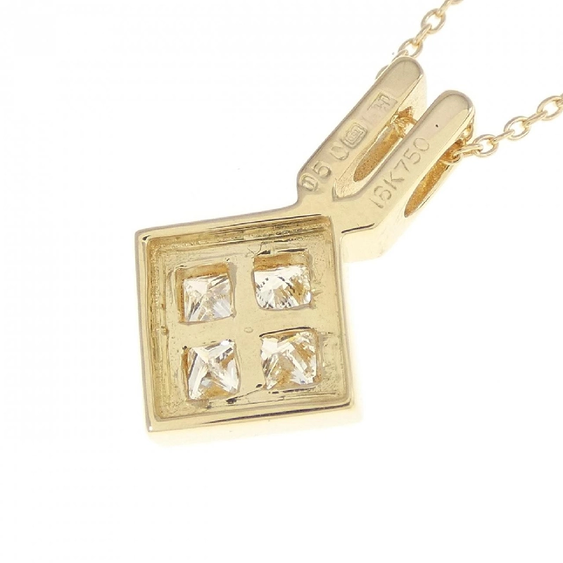 Dây chuyền kim cương 750YG/K18YG 0.50CT - Hàng hiệu Chính hãng 861062