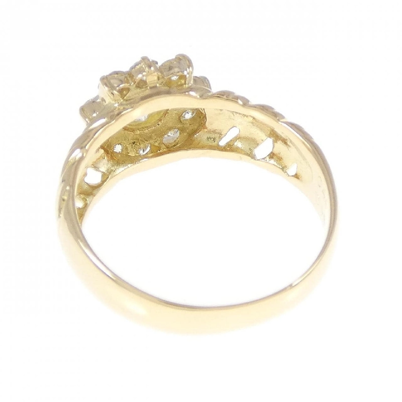 Nhẫn kim cương hoa K18YG 0.44CT - Hàng hiệu Authentic 855791