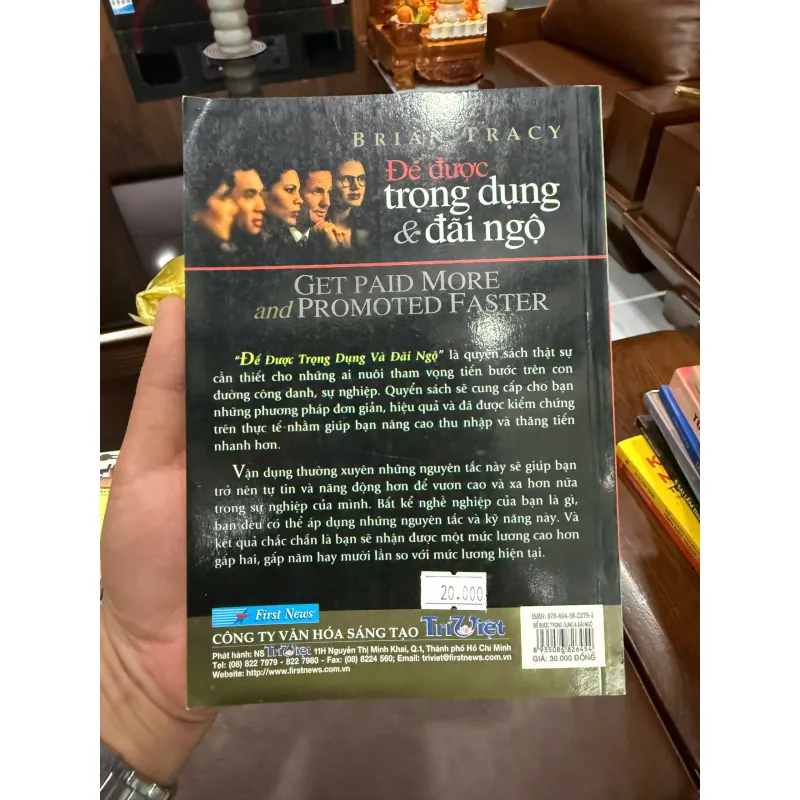 DỄ ĐƯỢC TRỌNG DỤNG & ĐÃI NGỘ – BRIAN TRACY- K5 1032923
