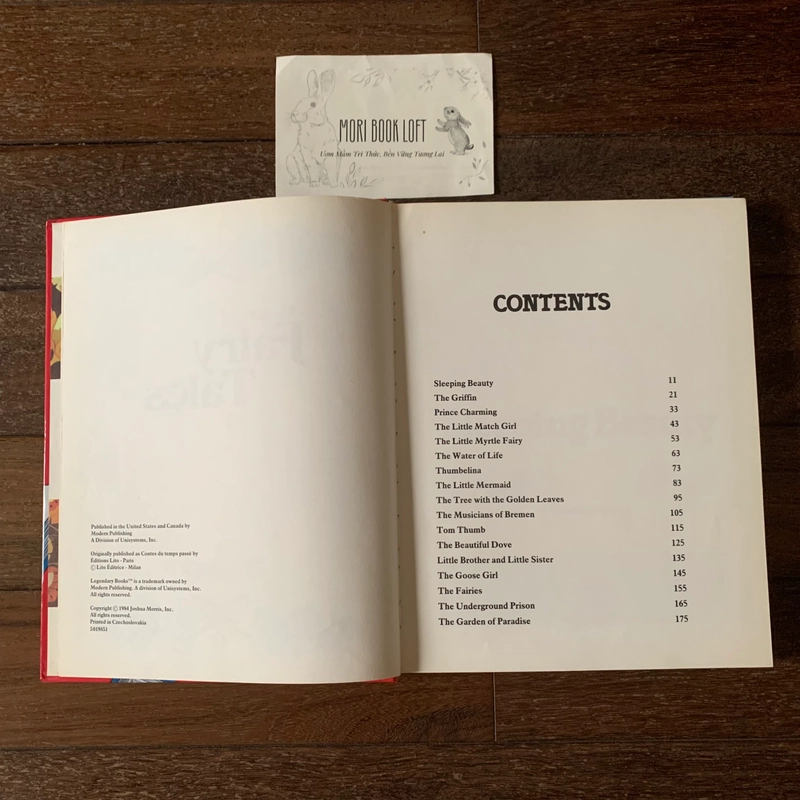 Sách tranh tiếng anh Treasury of Fairy Tales, Used, Bìa cứng, Minh họa cổ điển 479274