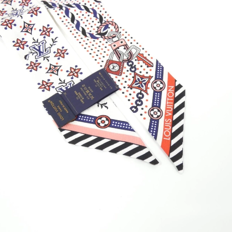 【Sản phẩm chưa sử dụng】Khăn quàng Louis Vuitton Bandou BB Vườn mùa hè M96331 624835
