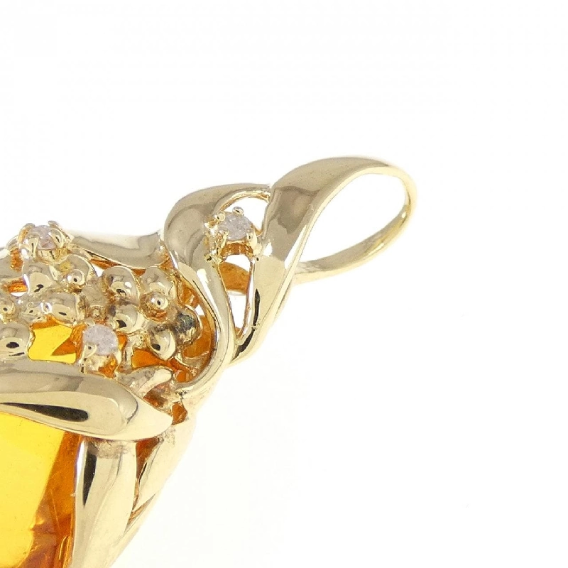 K18YG Hổ phách Mặt dây chuyền - Hàng hiệu Chính hãng 866535