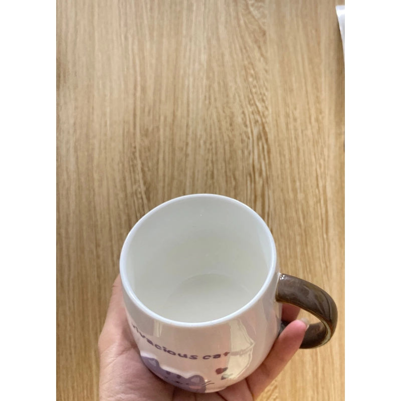 CỐC SỨ MÈO VIVACIOUS CAT *CÓ NẮP ĐẬY *TẶNG QUÀ 0Đ TÙY CHỌN *FREESHIP THÁNG 5+6 323088