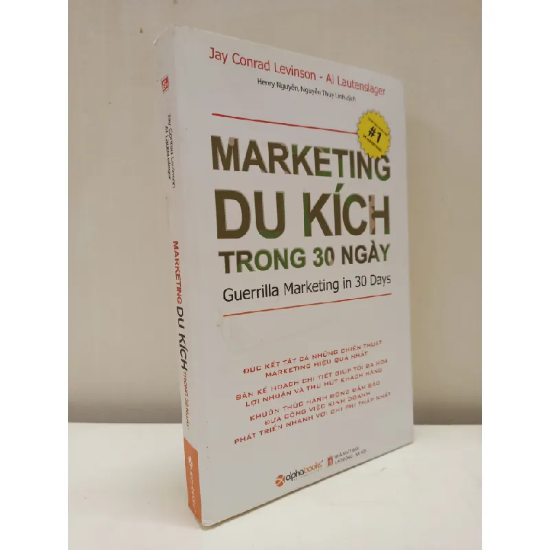 [Phiên Chợ Sách Cũ] Marketing Du Kích Trong 30 Ngày (2016) - Jay Conrad Levinson, Al Lautenslager S2610 697085
