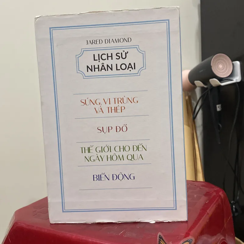 LỊCH SỬ NHÂN LOẠI - JARED DIAMOND - FULL BOX 4 CUỐN BÌA CỨNG 1025398